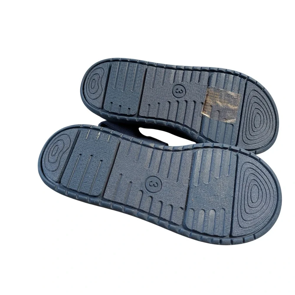 Art Class Boys Navy Blue Lime Green Strappy Sporty Sandals Size 3 Kids